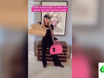 Paris Hilton 'arrasa' en Tiktok con una rutina de entrenamiento en su propia mansión Paris Hilton 'arrasa' en Tiktok con una rutina de entrenamiento en su propia mansión