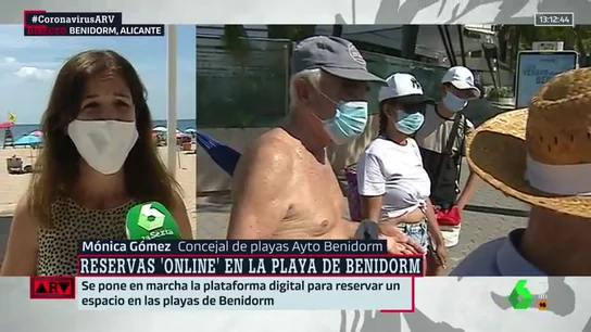 La concejal de playas de Benidorm, Mónica López benidorm
