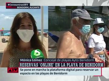 La concejal de playas de Benidorm, Mónica López La concejal de playas de Benidorm, Mónica López