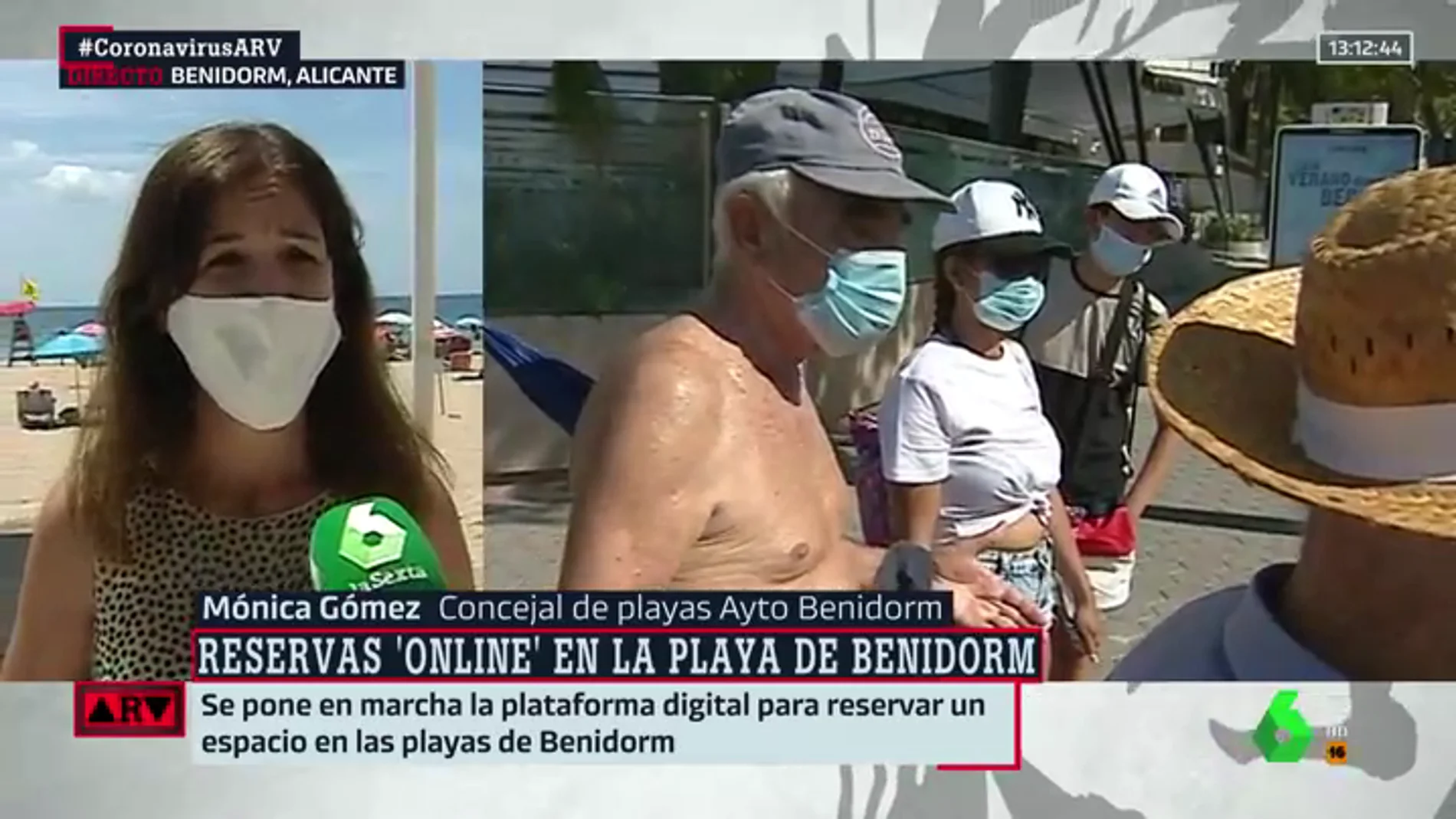 La concejal de playas de Benidorm, Mónica López