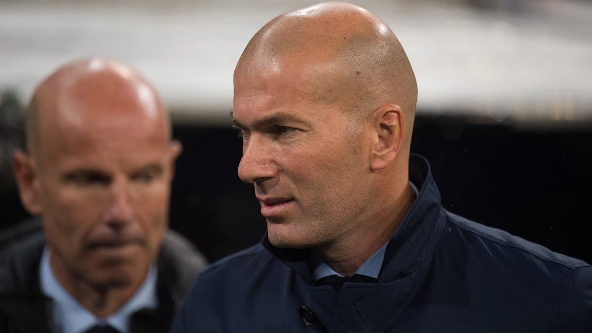 Zidane, con Bettoni