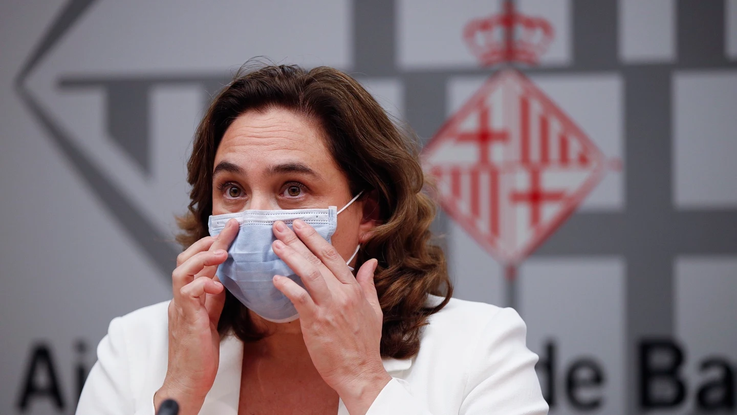 La alcaldesa de Barcelona, Ada Colau La alcaldesa de Barcelona, Ada Colau
