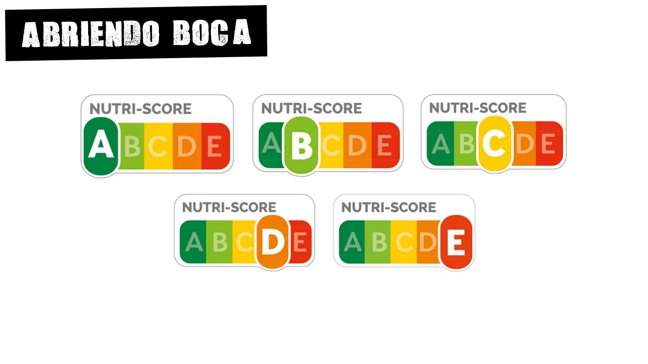 Tabla de valores de Nutriscore