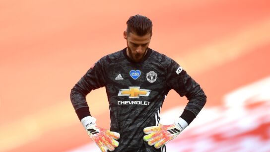 David de Gea, cabizbajo