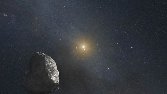 Recreación de un Objeto Trans-Neptuniano hecha por un artista de la NASA Agujero Negro Planeta 9