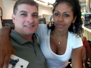 El 'rey del cachopo' junto a Heidi Paz El 'rey del cachopo' junto a Heidi Paz