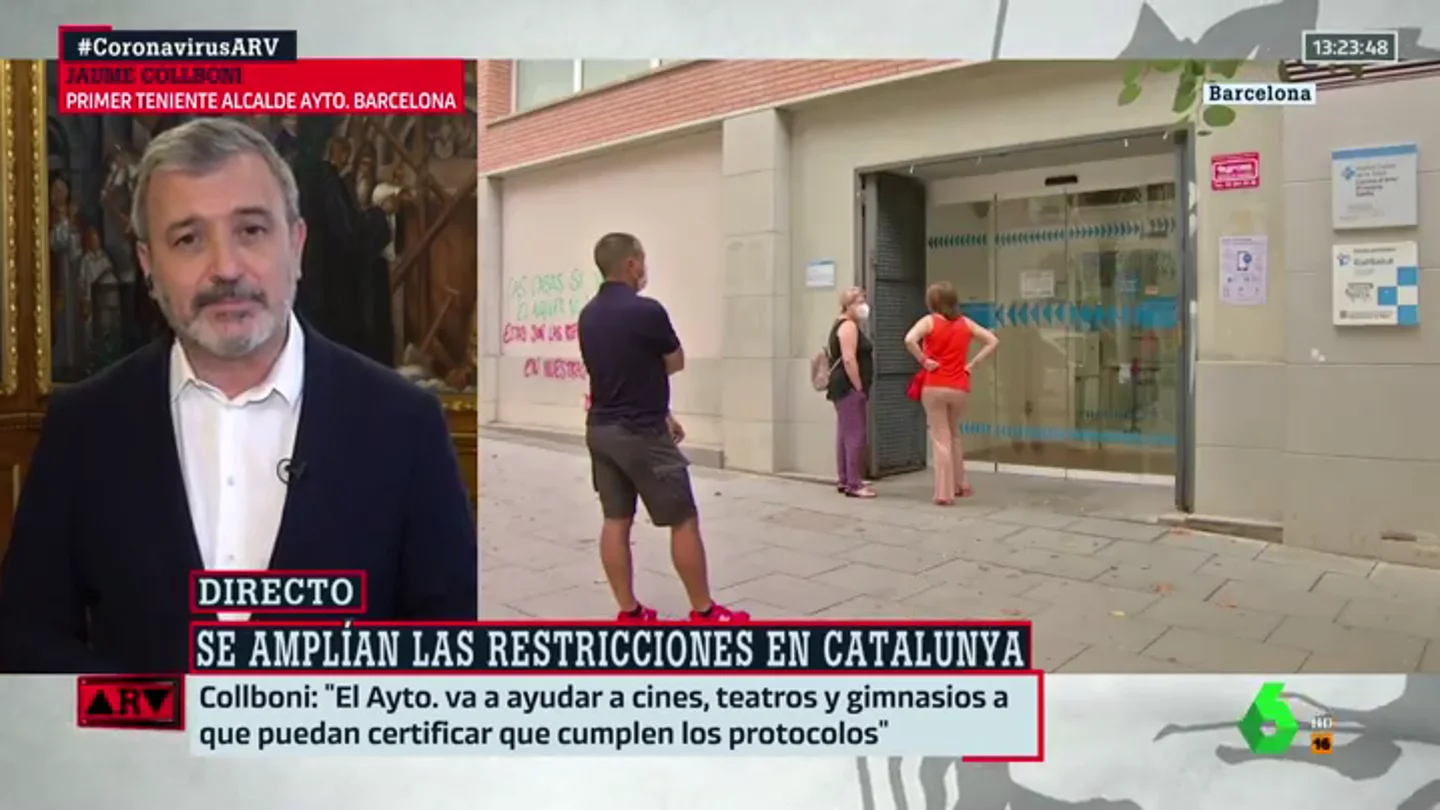 El primer teniente de alcalde del Ayuntamiento de Barcelona, Jaume Collboni. Collboni