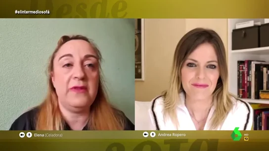 Andrea Ropero entrevista a Elena, celadora Así fue el duro testimonio de una celadora a la que rociaron la puerta con un líquido corrosivo: "Me quedé en shock"