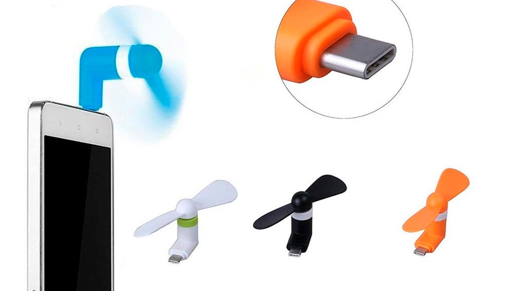 Ventilador para conector USB tipo C