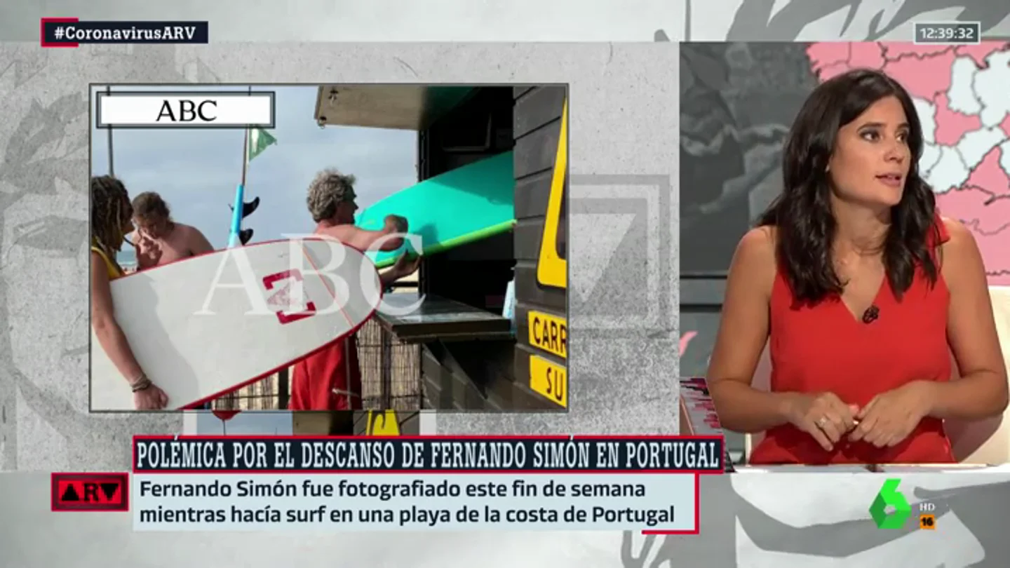 Críticas a Fernando Simón por tomarse un descanso en Portugal Críticas a Fernando Simón por tomarse un descanso en Portugal