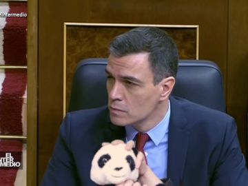 Vídeo manipulado - Pedro Sánchez estrangula a un osito de peluche mientras habla Pablo Casado
