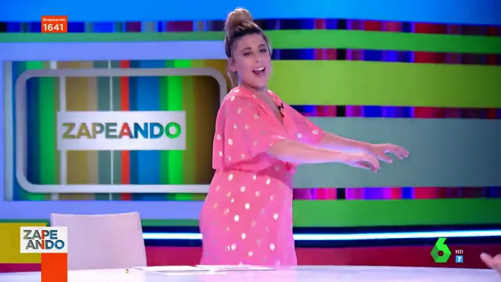 El momento en el que Valeria Ros sorprende en pleno directo haciendo twerking a lo Shakira