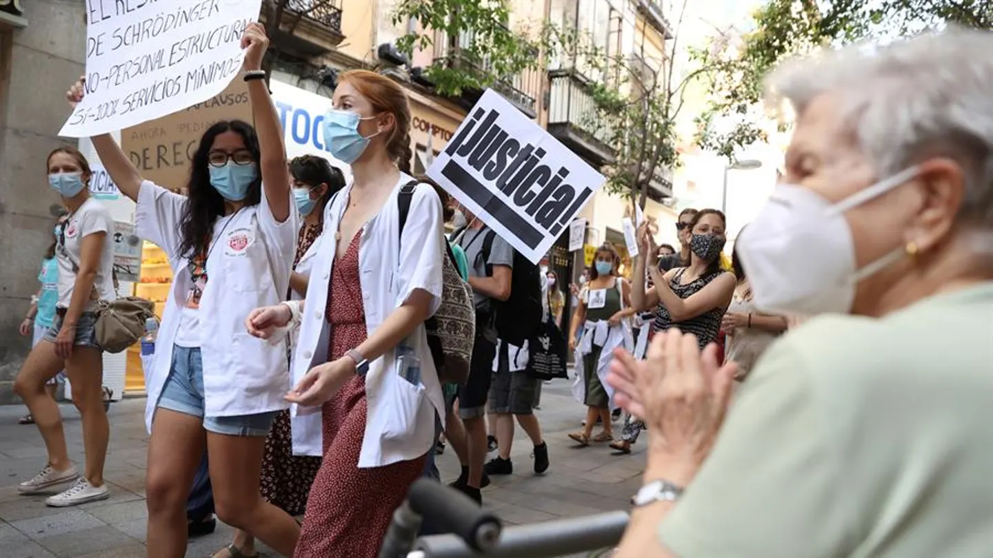 Marcha de los MIR de Madrid Marcha de los MIR de Madrid