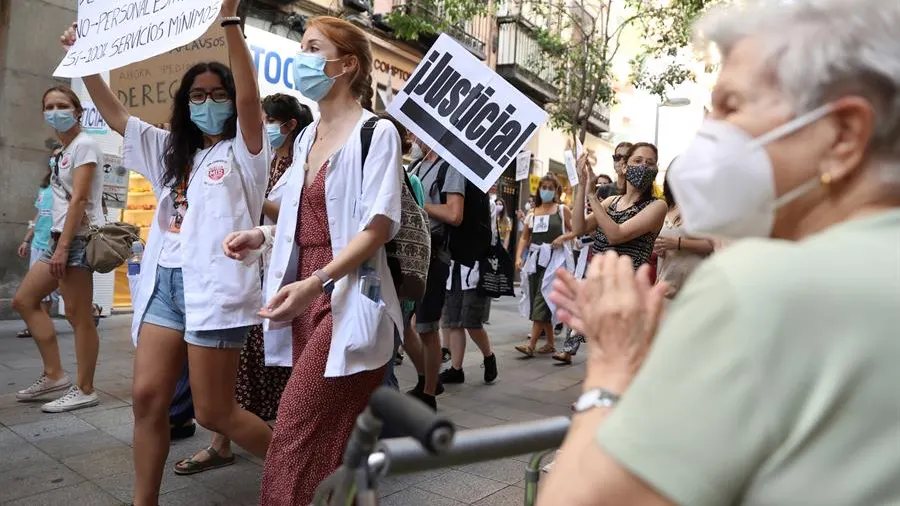 Marcha de los MIR de Madrid 