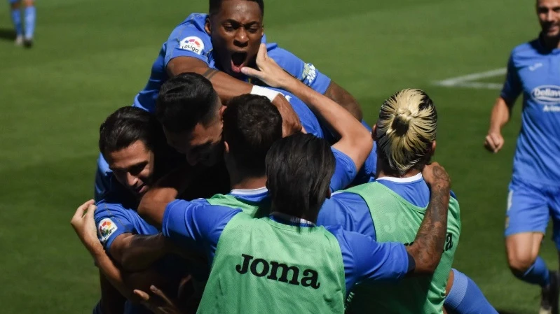 Jugadores del Fuenlabrada