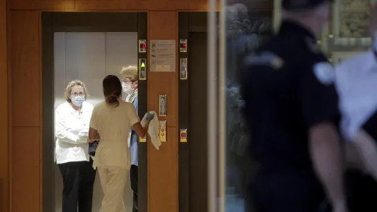 Hotel donde permanecen aislados los jugadores del Fuenlabrada en A Coruña Hotel donde permanecen aislados los jugadores del Fuenlabrada en A Coruña