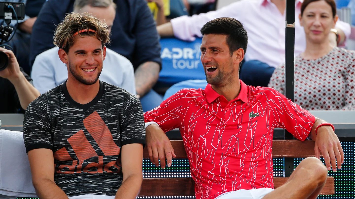Thiem y Djokovic Thiem y Djokovic