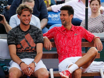 Thiem y Djokovic Thiem y Djokovic