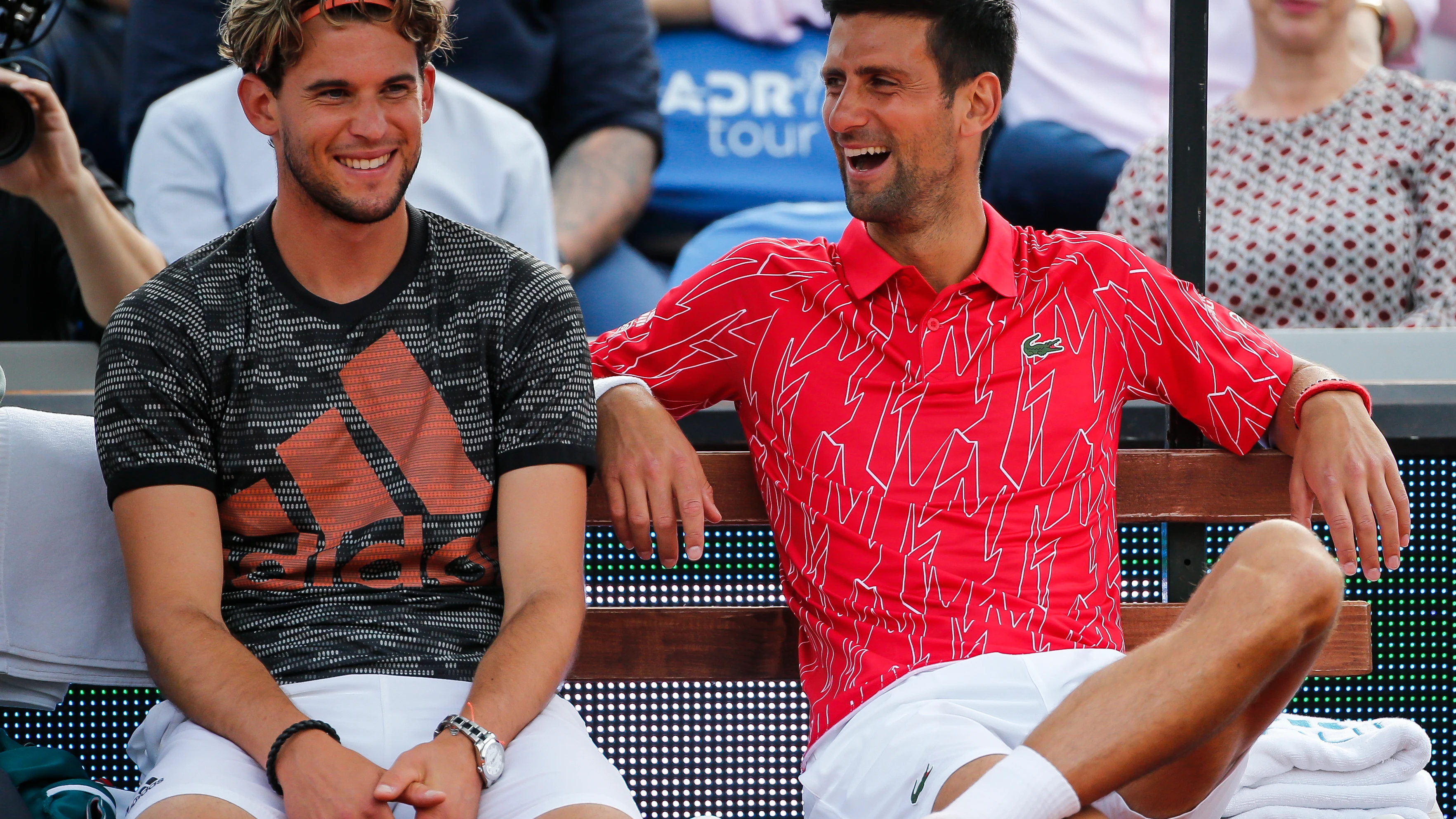 Thiem y Djokovic