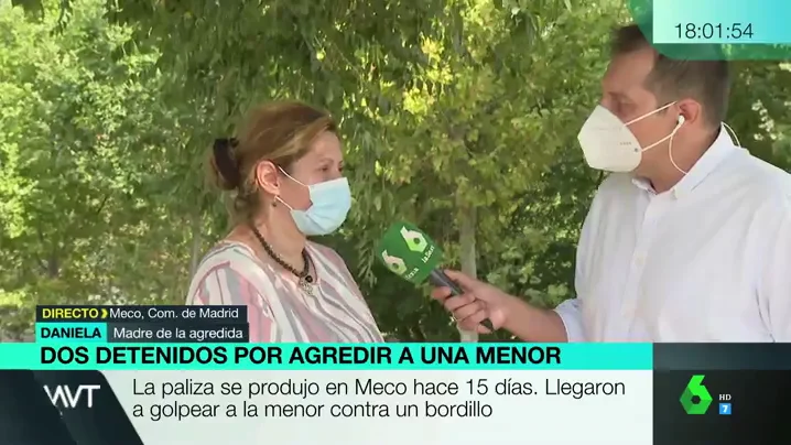 La madre de la menor brutalmente apalizada en Meco: "Están esperando a que salga del hospital, da miedo"