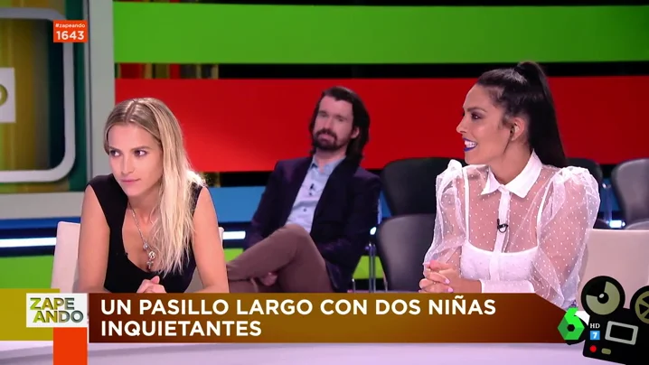 Ana Fernández se enfrenta al reto más 'terrorífico' de Zapeando