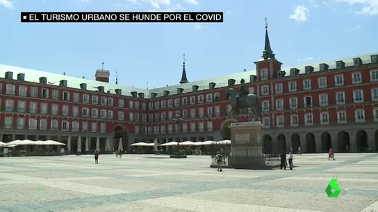 La Plaza Mayor, desierta La Plaza Mayor, desierta