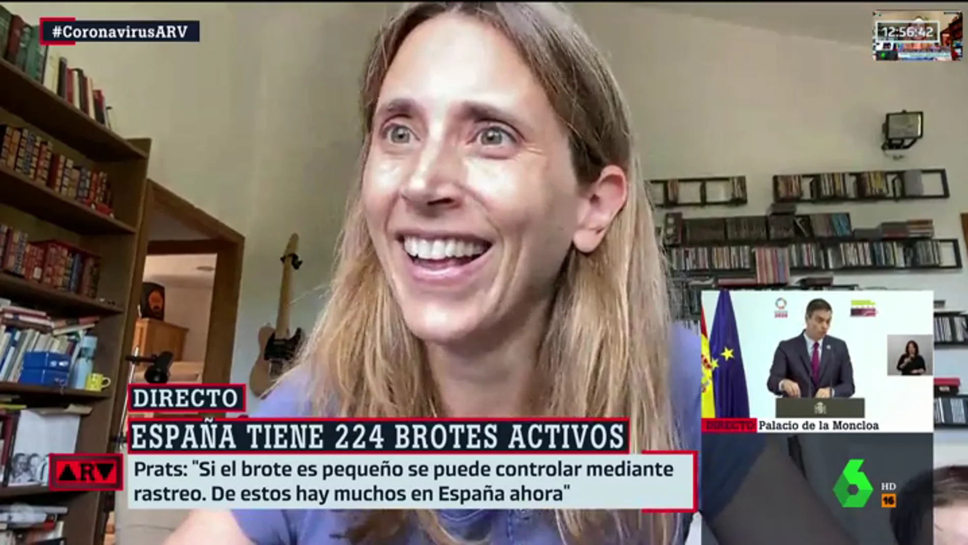 Su hija irrumpe en una entrevista en Al Rojo Vivo y María Llapart lo resuelve así: "Atienda a su bebé primero"
