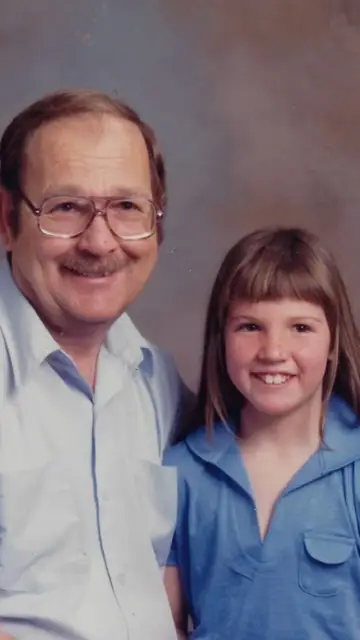 Kenneth Felts con su hija Kenneth Felts con su hija