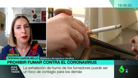 ¿Fumar realmente propaga el coronavirus? La evidencia científica tras la prohibición de Galicia ¿Fumar realmente propaga el coronavirus? La evidencia científica tras la prohibición de Galicia