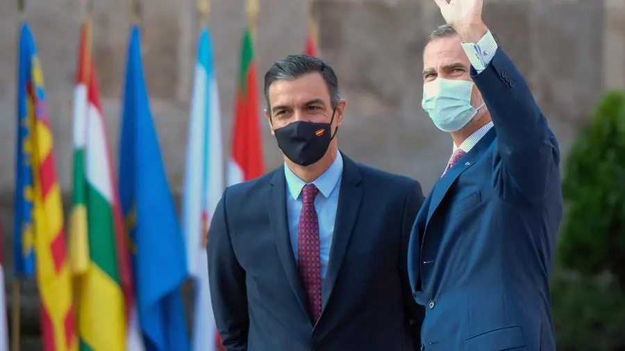 El rey recibe hoy miércoles en audiencia al presidente del Gobierno, Pedro Sánchez.