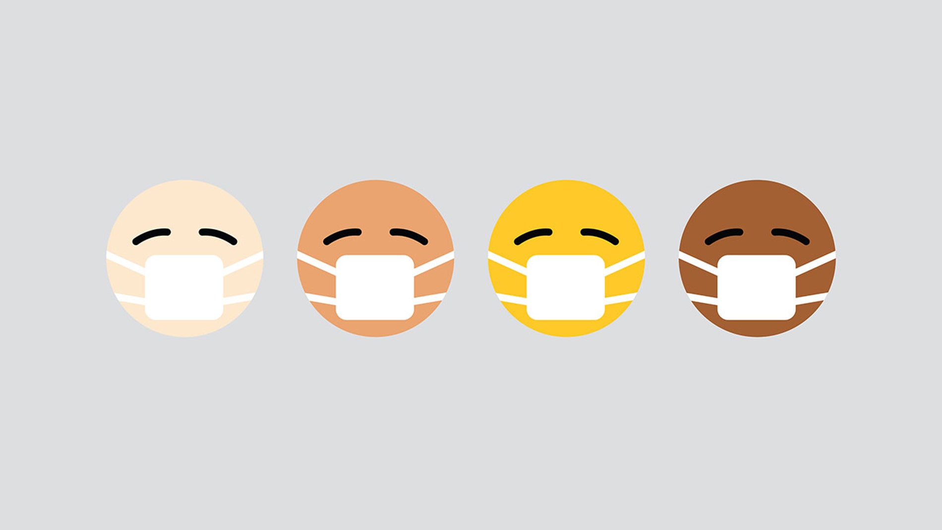 Emojis de distinto color de piel