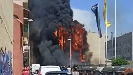 Incendio en El Vendrell, Tarragona Incendio en El Vendrell, Tarragona