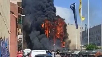 Incendio en El Vendrell, Tarragona