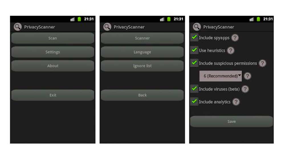Privacy Scanner