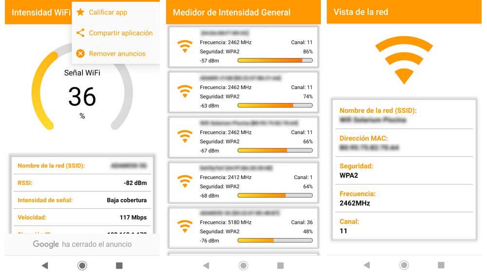 Midiendo la señal Wifi