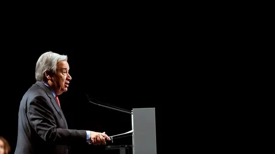 El secretario general de la ONU, António Guterres.  El secretario general de la ONU, António Guterres.