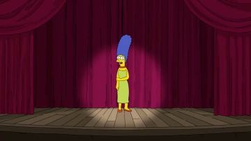 Marge Simpson, en una escena difundida en Twitter