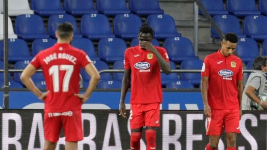 El Fuenlabrada, en Riazor