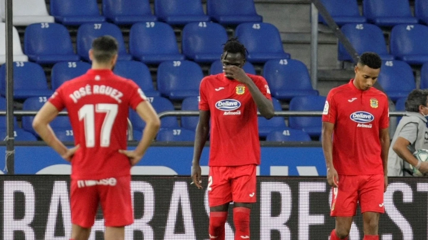 El Fuenlabrada, en Riazor El Fuenlabrada, en Riazor