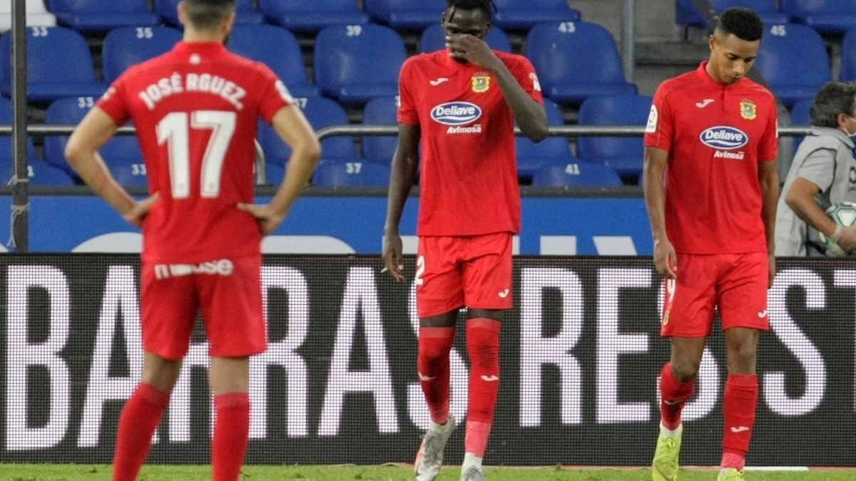 El Fuenlabrada, en Riazor