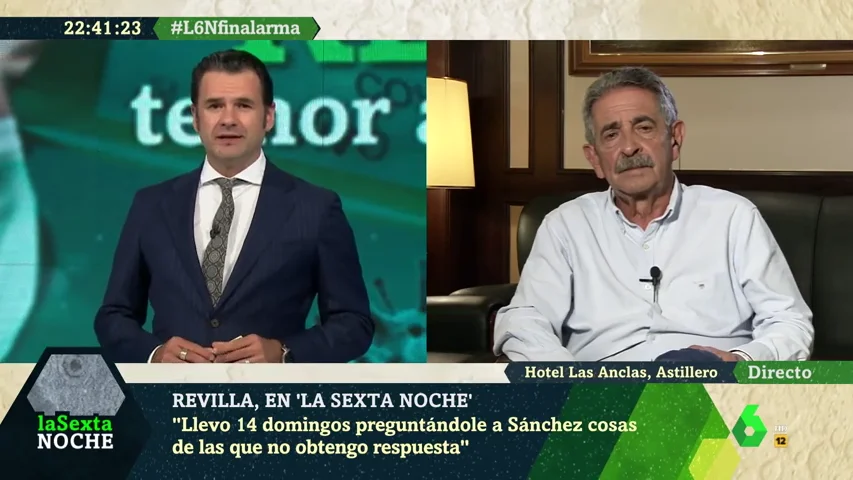 Miguel Ángel Revilla en laSexta Noche