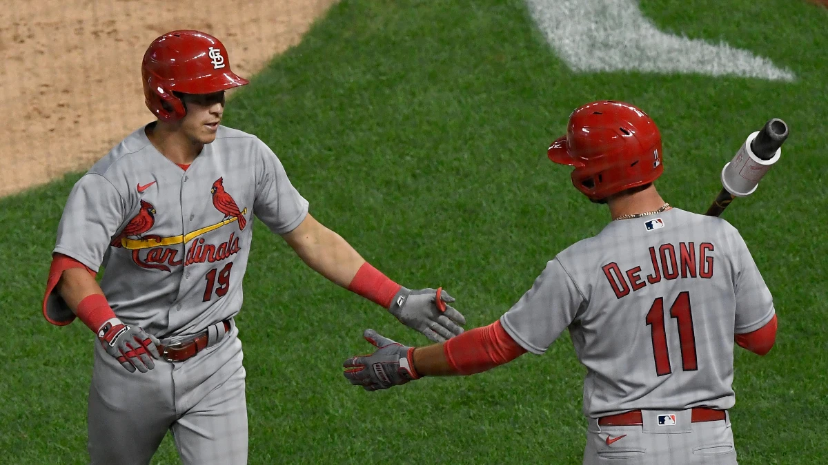 Dos jugadores de los Cardinals