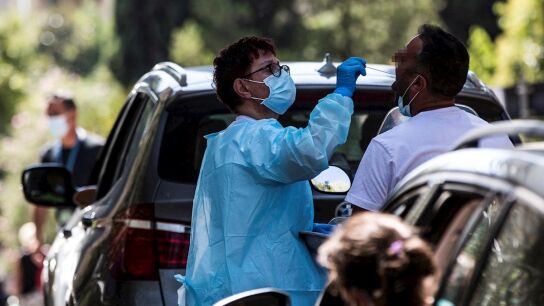 Pruebas PCR en Italia