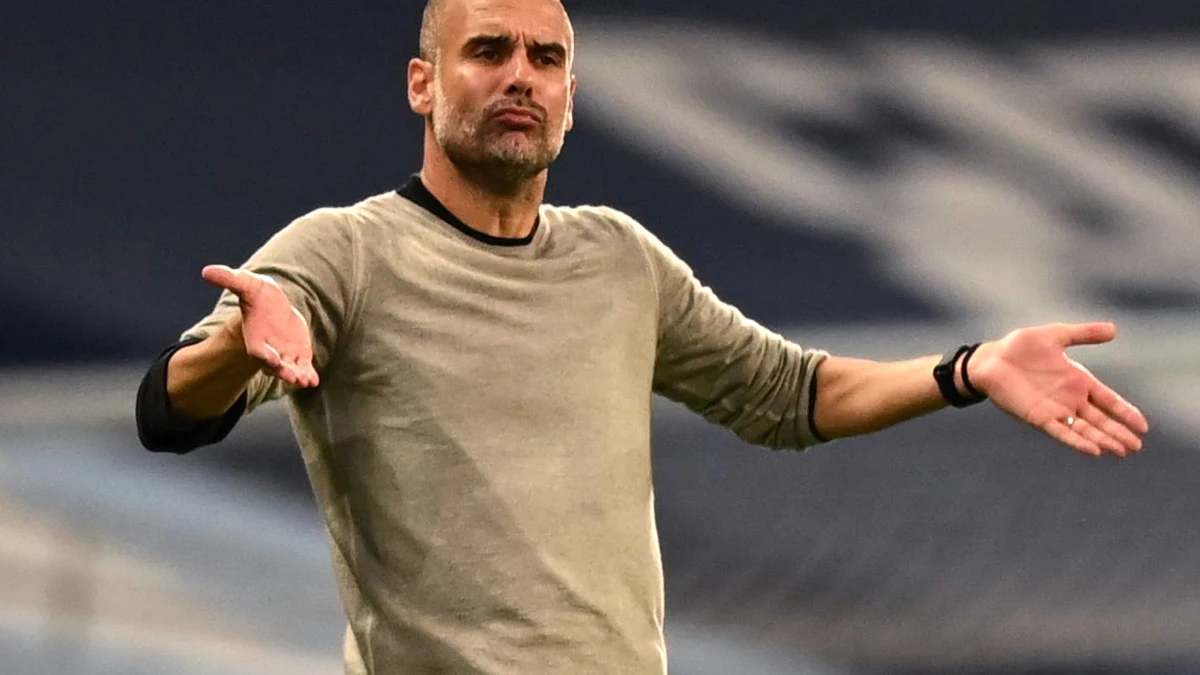 Guardiola, en un partido