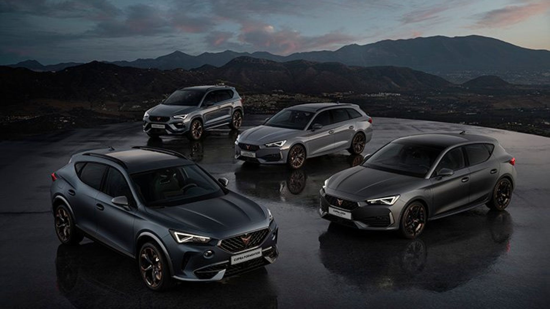 La gama de CUPRA, reunida por primera vez