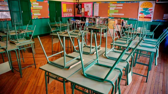 Imagen de archivo: Un aula vacía en un centro educativo Vuelta a las aulas