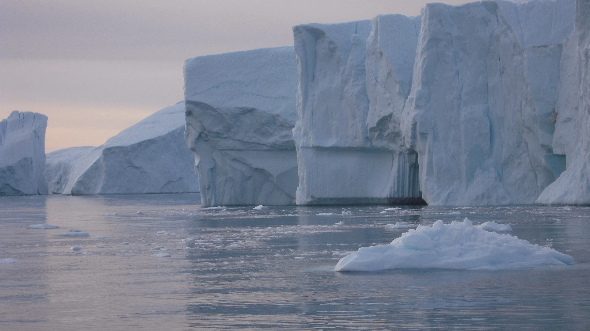 Imagen de archivo de un glaciar