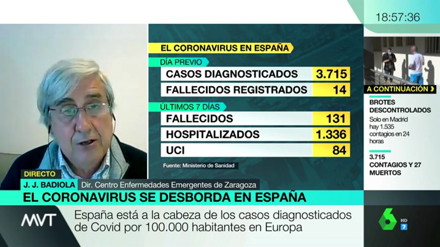 Juan José Badiola, director del Centro de Enfermedades Transmisibles Emergentes El director del Centro de Enfermedades Transmisibles Emergentes