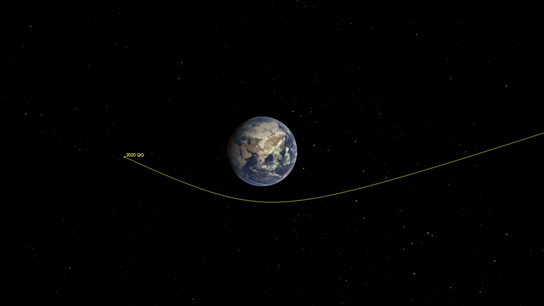 El asteroide más cercano a la Tierra en la historia