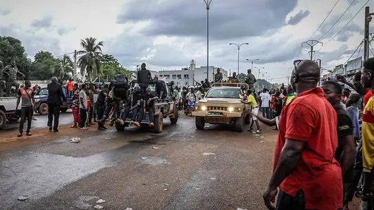 Militares en las calles de Bamako, Mali Militares en las calles de Bamako, Mali